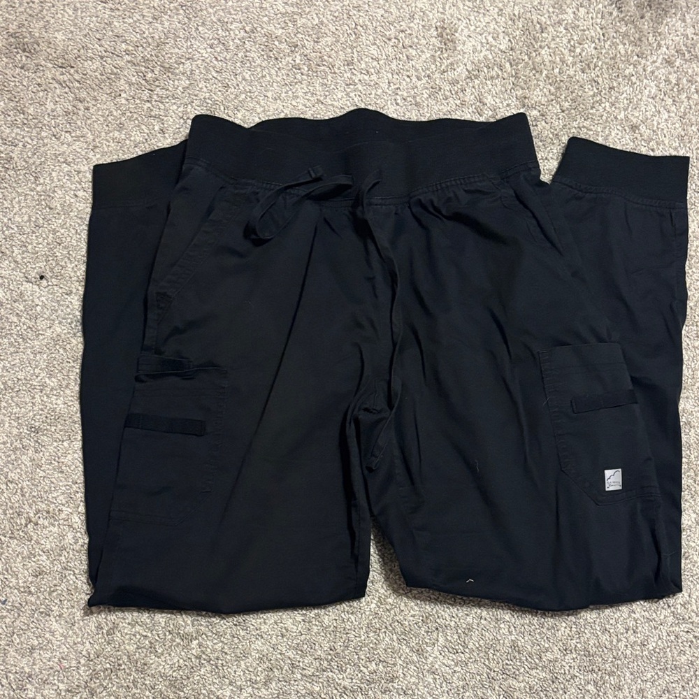 Black Scrub Jogger Pants